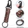 screenshot-24 Handmade Tactical Paracord Keychain with Metal Clip (EDC)