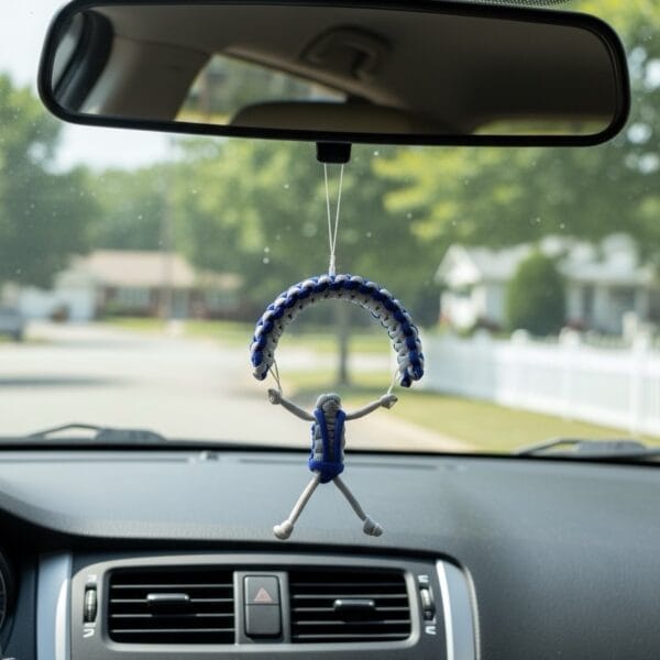 Paracord Skydiver Car Hanging Accessory