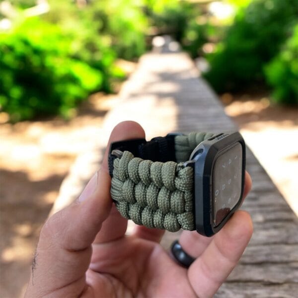 Rugged Paracord Trail Band for Apple Watch