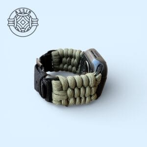 Rugged Paracord Trail Band for Apple Watch