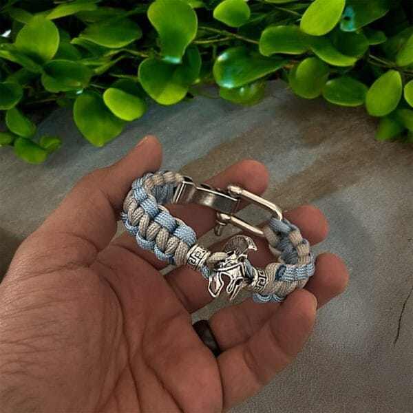 Spartan Warrior Paracord Bracelet - Adjustable Shackle