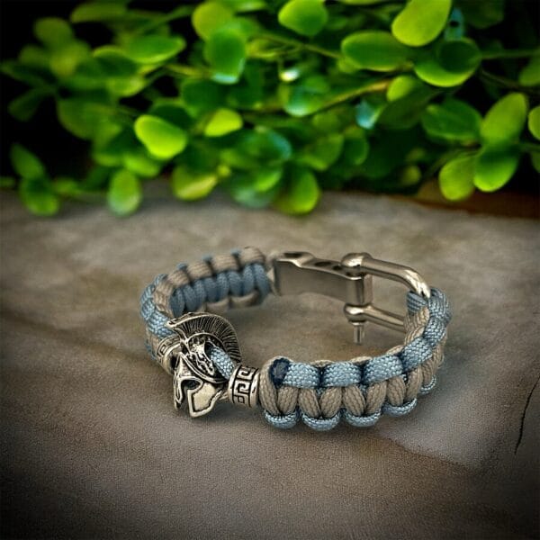Spartan Warrior Paracord Bracelet - Adjustable Shackle