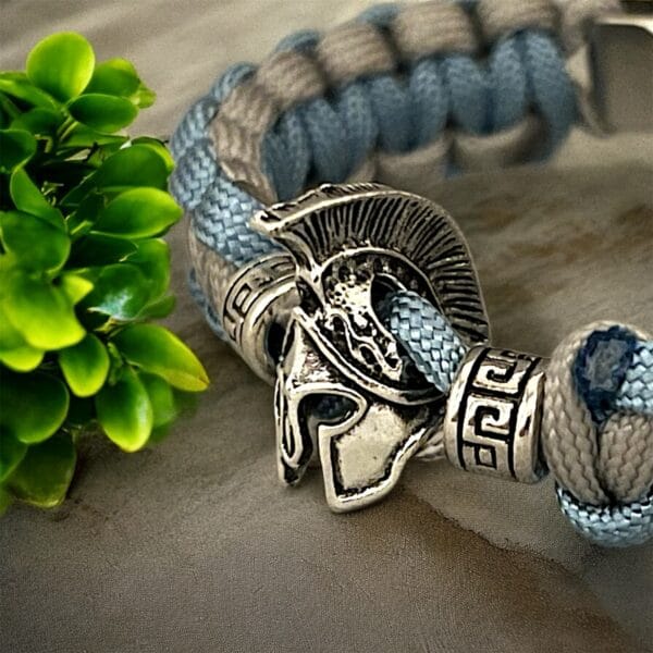 Spartan Warrior Paracord Bracelet - Adjustable Shackle