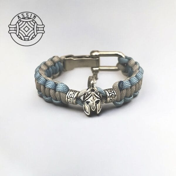 Spartan Warrior Paracord Bracelet - Adjustable Shackle