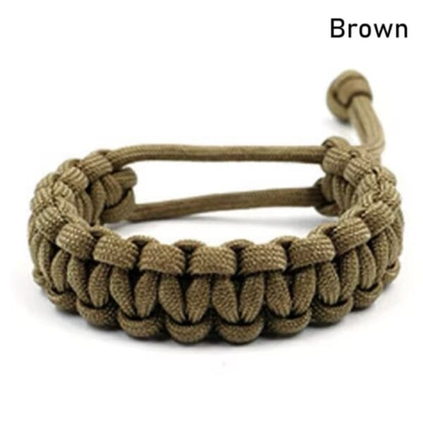 Tactical Paracord 550 Bracelet “Cobra” Weave – Handmade