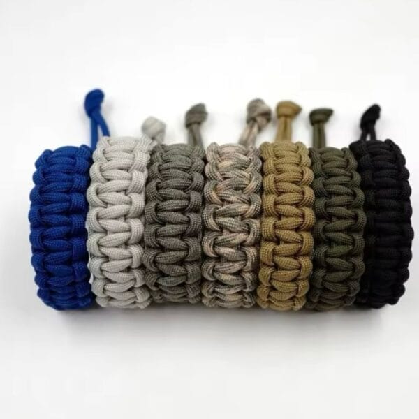 Tactical Paracord 550 Bracelet “Cobra” Weave – Handmade