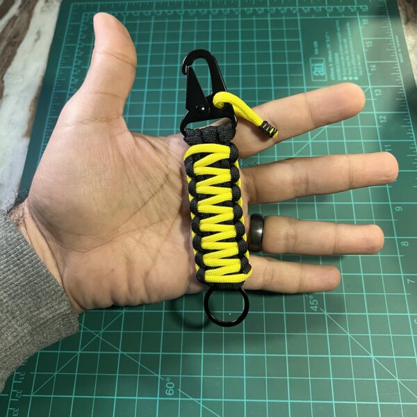 img_1678 Handmade Tactical Paracord Keychain – Heavy Duty HK Clip & Cobra Weave