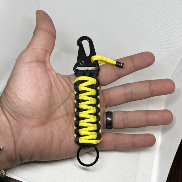 img_1739 Handmade Tactical Paracord Keychain – Heavy Duty HK Clip & Cobra Weave