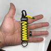 Handmade Tactical Paracord Keychain – Heavy Duty HK Clip & Cobra Weave