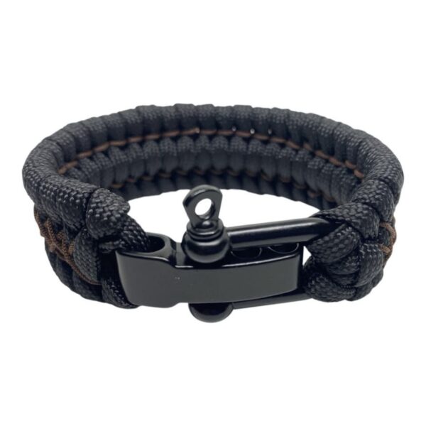 Handcrafted Paracord Bracelet mini brown