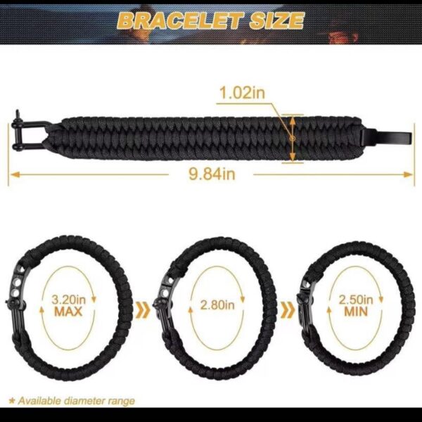 Black Paracord Bracelet – Tactical Durability Meets Premium Urban Style