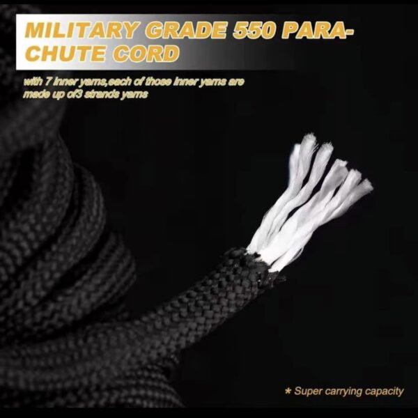 Black Paracord Bracelet – Tactical Durability Meets Premium Urban Style