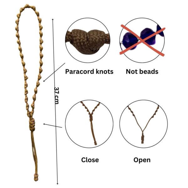 📿 سبحة "باراكورد" .. أناقة العُقد، وقوة التحمل!