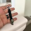 Handmade Paracord Keychain – Wolf Head Design , Stainless Steel, Steel Keychain