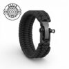 Black Paracord Bracelet – Tactical Durability Meets Premium Urban Style