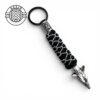 photoroom_20260212_200429 🐺 Wolf Skull Paracord Keychain – Silver Edition