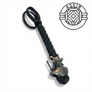 Handmade Paracord Keychain — Samurai Edition