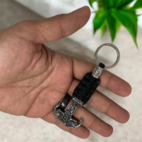 Viking Thor Hammer Keychain – Double Power Edition