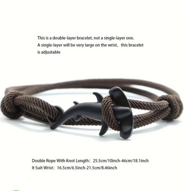 Shark Hammer Double Paracord Bracelet