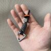 Orange Paracord Keychain