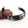 Black Leather Bracelet