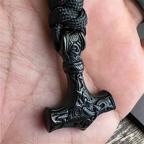 Thor's Hammer Paracord Keychain