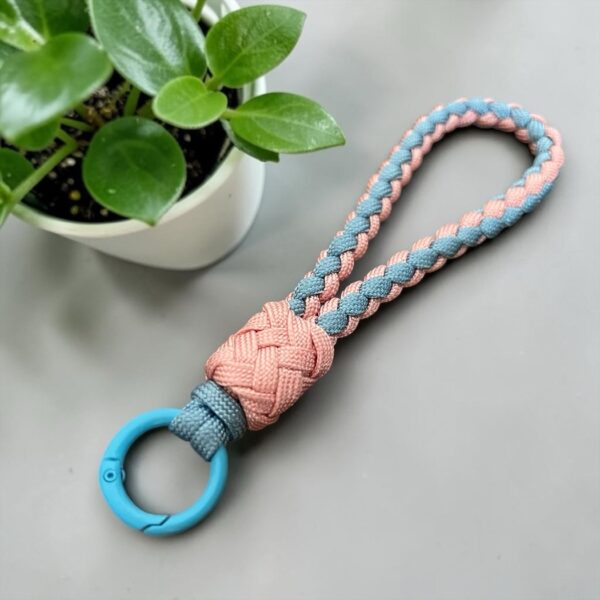Handmade Paracord Wrist Lanyard – Keychain Holder
