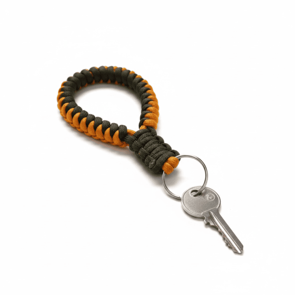 Dual-Tone EDC Paracord Keyring