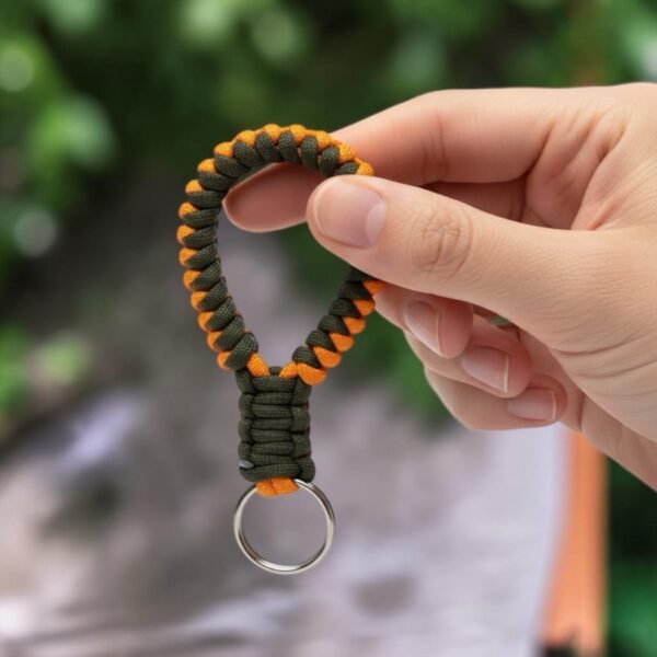 Dual-Tone EDC Paracord Keyring