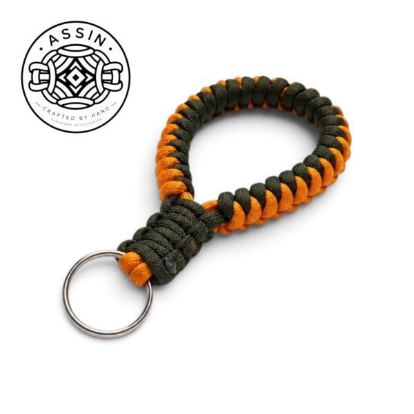 Dual-Tone EDC Paracord Keyring