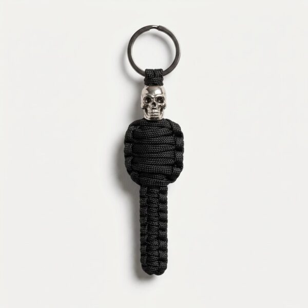 Barcord Skull Keychain