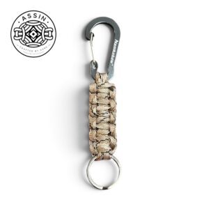 photoroom_20260926_112316 Handwoven Paracord Carabiner Key Ring – Heavy Duty EDC Keychain