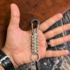 photoroom_20261001_120641 Handwoven Paracord Carabiner Key Ring – Heavy Duty EDC Keychain