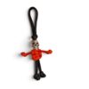 Skull Paracord Mini Figure - Red & Black