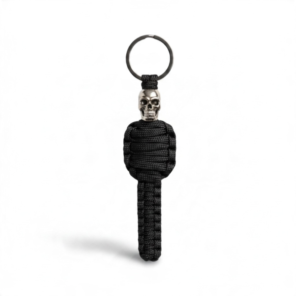 Barcord Skull Keychain