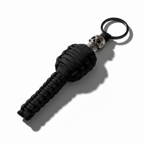 Barcord Skull Keychain