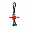 Skull Paracord Mini Figure - Red & Black