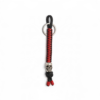 Skull Paracord Keychain - Black & Red