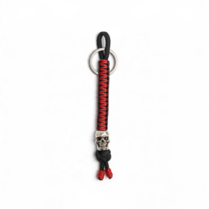photoroom_20261022_130135 Skull Paracord Keychain - Black & Red