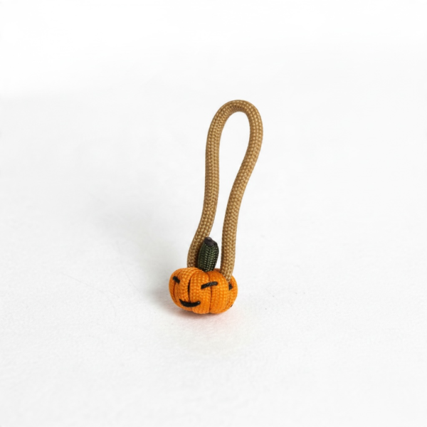 Halloween Pumpkin Paracord Charm