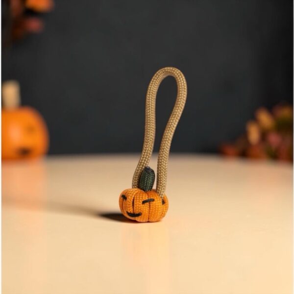 Halloween Pumpkin Paracord Charm