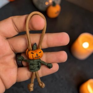 photoroom_20261022_134624 Pumpkin Head Paracord Mini Figure